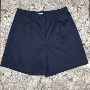Liz Claiborne Liz Sport Wrinkle Free Navy Shorts